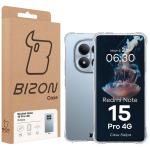 Carcasa Bizon Salpa compatibila cu Xiaomi Redmi Note 15 Pro 4G, Transparent 8 - lerato.ro