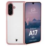 Carcasa Bizon Angelo compatibila cu Samsung Galaxy A17 5G, Transparent / Roz 3 - lerato.ro