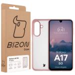 Carcasa Bizon Angelo compatibila cu Samsung Galaxy A17 5G, Transparent / Roz 7 - lerato.ro