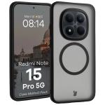Kit protectie 2 in 1 BizonMobile, Carcasa Bizon MatteO si Folie sticla securizata Bizon Glass Edge, compatibil cu Xiaomi Redmi Note 15 Pro 5G, Negru 4 - lerato.ro