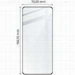 Folie sticla securizata Bizon Glass Edge Duo compatibila cu Xiaomi POCO X6 / M6 Pro 4G / Redmi Note 13 5G / 13 Pro 4G / 5G, Negru 3 - lerato.ro