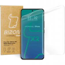 Set 2 folii protectie Bizon Glass Hydrogel compatibile cu Xiaomi Poco M6 Pro 4G / Redmi Note 13 5G / Redmi Note 13 Pro 4G, Transparent