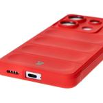 Carcasa Bizon Tur compatibila cu Xiaomi Poco X6 / Xiaomi Redmi Note 13 Pro 5G, Rosu 3 - lerato.ro