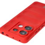 Carcasa Bizon Tur compatibila cu Xiaomi Poco X6 / Xiaomi Redmi Note 13 Pro 5G, Rosu 4 - lerato.ro