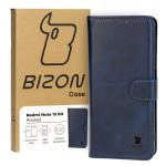 Husa flip cover Bizon Pocket compatibila cu Xiaomi Poco X6 / Xiaomi Redmi Note 13 Pro 5G, Navy Blue 3 - lerato.ro