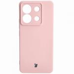 Carcasa Bizon Silicone Sq compatibila cu Xiaomi Poco X6 / Xiaomi Redmi Note 13 Pro 5G, Light Pink 3 - lerato.ro