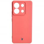Carcasa Bizon Silicone Sq compatibila cu Xiaomi Poco X6 / Xiaomi Redmi Note 13 Pro 5G, Peach Pink 3 - lerato.ro