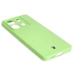 Carcasa Bizon Silicone Sq compatibila cu Xiaomi Poco X6 / Xiaomi Redmi Note 13 Pro 5G, Light Green 5 - lerato.ro