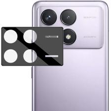 Set 2 folii sticla securizata camera foto Bizon Glass Lens compatibile cu Xiaomi Poco X6 Pro, Negru