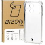 Carcasa Bizon Salpa compatibila cu Xiaomi Poco F6 Pro, Transparent 3 - lerato.ro