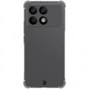 Carcasa Bizon Salpa compatibila cu Xiaomi Poco F6 Pro, Transparent