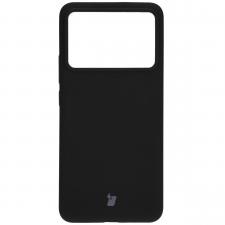 Carcasa Bizon Soft compatibila cu Xiaomi Poco F6 Pro, Negru