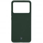 Carcasa Bizon Soft compatibila cu Xiaomi Poco F6 Pro, Dark Green