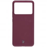 Carcasa Bizon Soft compatibila cu Xiaomi Poco F6 Pro, Dark Purple
