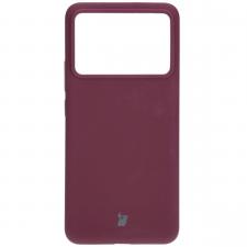Carcasa Bizon Soft compatibila cu Xiaomi Poco F6 Pro, Dark Purple