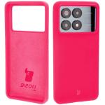 Carcasa Bizon Soft compatibila cu Xiaomi Poco F6 Pro, Roz 3 - lerato.ro