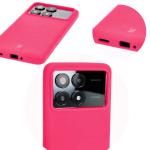 Carcasa Bizon Soft compatibila cu Xiaomi Poco F6 Pro, Roz 13 - lerato.ro