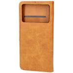 Husa flip cover Bizon Pocket compatibila cu Xiaomi Poco F6 Pro, Maro 5 - lerato.ro