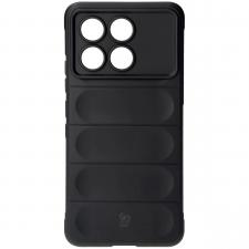 Carcasa Bizon Tur compatibila cu Xiaomi Poco F6 Pro, Negru