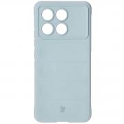 Carcasa Bizon Tur compatibila cu Xiaomi Poco F6 Pro, Light Blue