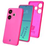 Carcasa Bizon Soft compatibila cu Xiaomi Poco F6 Pro, Roz 3 - lerato.ro