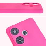 Carcasa Bizon Soft compatibila cu Xiaomi Poco F6 Pro, Roz 13 - lerato.ro
