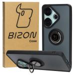 Carcasa Bizon Hybrid Ring compatibila cu Xiaomi Poco F6, Negru 3 - lerato.ro