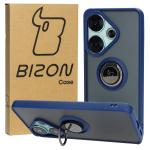 Carcasa Bizon Hybrid Ring compatibila cu Xiaomi Poco F6, Albastru 3 - lerato.ro