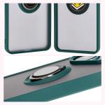 Carcasa Bizon Hybrid Ring compatibila cu Xiaomi Poco F6, Verde 7 - lerato.ro