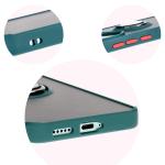 Carcasa Bizon Hybrid Ring compatibila cu Xiaomi Poco F6, Verde 9 - lerato.ro