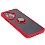 Carcasa Bizon Hybrid Ring compatibila cu Xiaomi Poco F6, Rosu 5 - lerato.ro