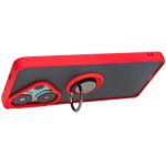 Carcasa Bizon Hybrid Ring compatibila cu Xiaomi Poco F6, Rosu 6 - lerato.ro
