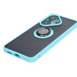 Carcasa Bizon Hybrid Ring compatibila cu Xiaomi Poco F6, Light Blue 4 - lerato.ro