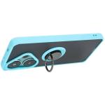 Carcasa Bizon Hybrid Ring compatibila cu Xiaomi Poco F6, Light Blue 6 - lerato.ro