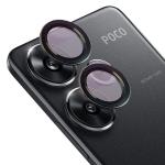 Folie sticla securizata camera foto Bizon Glass Snap Lens compatibila cu Xiaomi Poco F6, Negru 2 - lerato.ro