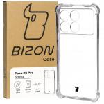 Carcasa Bizon Salpa compatibila cu Xiaomi Poco X6 Pro, Transparent 3 - lerato.ro
