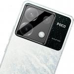Set 2 folii sticla securizata camera foto Bizon Glass Lens compatibile cu Xiaomi Poco X6 / Xiaomi Redmi Note 13 Pro 5G, Negru 6 - lerato.ro