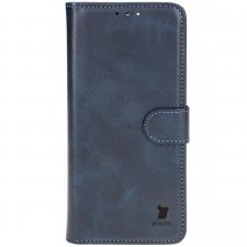Husa flip cover Bizon Pocket compatibila cu Xiaomi Poco F6, Navy Blue