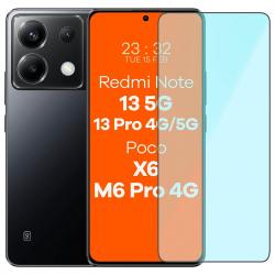 Folie sticla securizata Bizon Smart Glass compatibila cu Xiaomi POCO X6 / Redmi Note 13 5G / 13 Pro 4G/5G / POCO M6 Pro 4G, Transparent