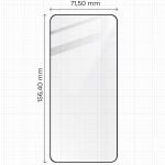 Folie sticla securizata Bizon Glass Edge 2 compatibila cu Xiaomi 14T, Negru 3 - lerato.ro