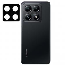 Set 2 folii sticla securizata camera foto Bizon Glass Lens compatibile cu Xiaomi 14T Pro, Negru