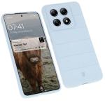 Carcasa Bizon Tur compatibila cu Xiaomi 14T, Light Blue 3 - lerato.ro