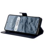 Husa flip cover Bizon Pocket compatibila cu Xiaomi 14T, Navy Blue 6 - lerato.ro