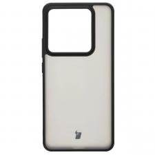 Carcasa Bizon Angelo compatibila cu Xiaomi 14T Pro, Transparent / Negru