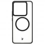 Carcasa Bizon MatteO cu MagSafe compatibila cu Xiaomi 14T Pro, Negru