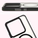 Carcasa Bizon MatteO cu MagSafe compatibila cu Xiaomi 14T Pro, Negru 5 - lerato.ro