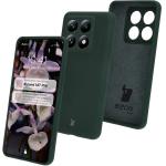 Carcasa Bizon Soft compatibila cu Xiaomi 14T Pro, Dark Green 3 - lerato.ro