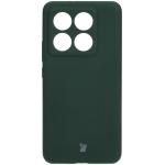 Carcasa Bizon Soft compatibila cu Xiaomi 14T Pro, Dark Green 2 - lerato.ro