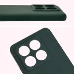 Carcasa Bizon Soft compatibila cu Xiaomi 14T Pro, Dark Green 6 - lerato.ro