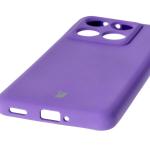 Carcasa Bizon Soft compatibila cu Xiaomi 14T Pro, Mov 4 - lerato.ro